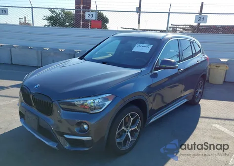 2018 BMW X1 Sdrive28I из США, поврежденный, VIN WBXHU7C30J3H42720